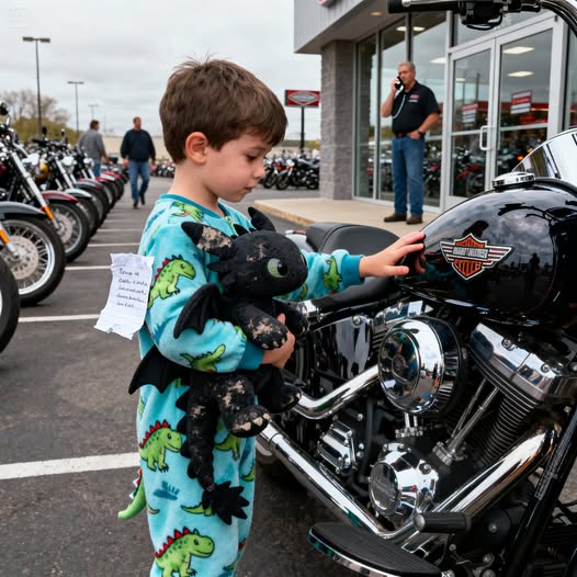 (CH1) Foster parents pushed little autistic boy out of their car at the motorcycle dealership and drove away, leaving him with just a note saying “Can’t handle him anymore.”