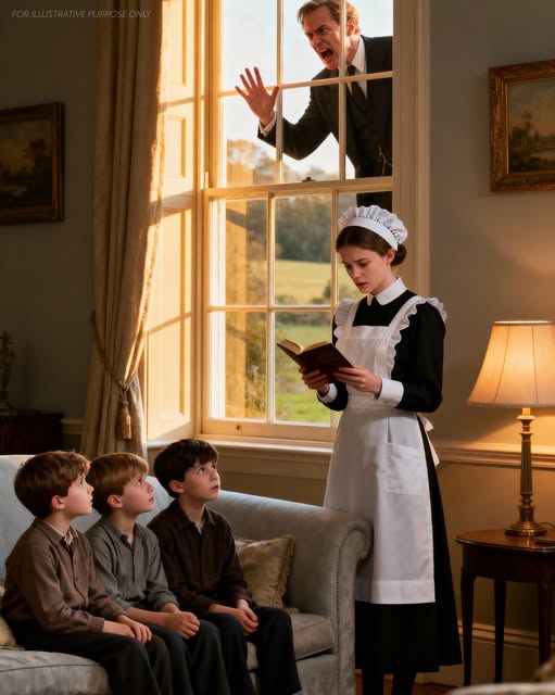 Billionaire Arrives Unannounced, Sees the Maid With His Triplets—What They Were Doing Left Him Speechless.