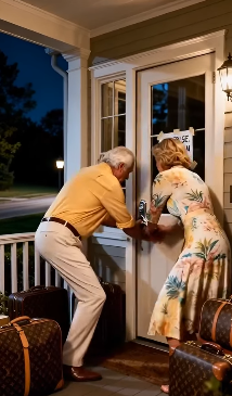 My dad forgot to hang up. I heard every word: “She’s a burden.” I stayed quiet, sold my $980k home, transferred everything, and vanished. They returned from Europe, smiling — until the key didn’t fit. The house? Empty. The note… “Surprise. A burden did this.” As they stand homeless on the driveway, panic setting in, they have no idea that I’m watching them one last time before I disappear forever.