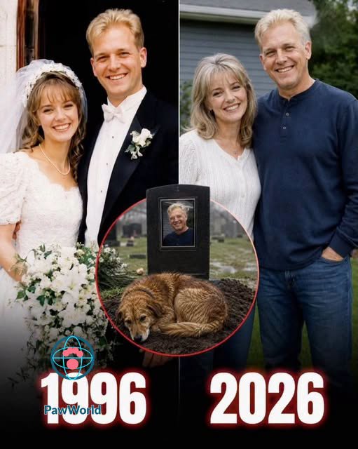 Heartbroken Widow Discovers Dog Sleeping on Husband’s Grave Every Day, and What She Found Hidden in His Collar Changed Everything